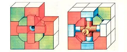 Mechanics mágikus bűvös kocka (Rubik-kocka)