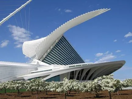 Milwaukee Art Museum, Amerikai Egyesült Államok - szárnyas múzeum, fotók