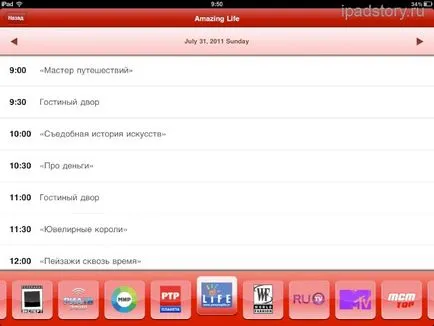 MTS TV pe iPad, iPad Totul despre