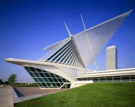 Milwaukee Art Museum, Amerikai Egyesült Államok - szárnyas múzeum, fotók