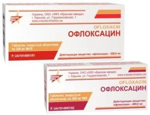 Ofloxacina prostatita - acțiune, în special contraindicații