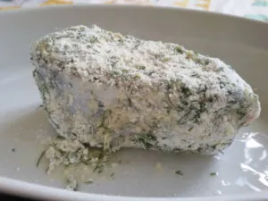 Pangasius coapte brânză pesmet