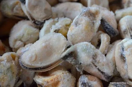 Paella (rizottó kagyló) - otthon inkrementális fotoretsept