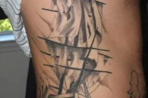 Valoarea Pirate Tattoo, schițe, fotografii 50, inima Yurets de stejar