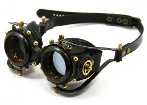 Goggle (ochelari), steampunk manual