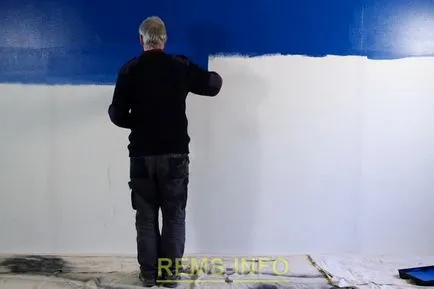 Paint стените в техниката Ombre, или покритие градиент