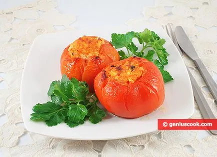 Rosii umplute cu orez și brânză, mâncăruri vegetariene, de gătit genial - retete delicioase pentru