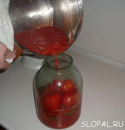 Rosii in sos de tomate - rețete cu fotografii