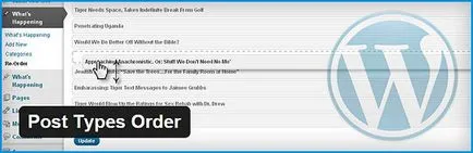 Hozzászólás típusok érdekében - változtassa meg a bejegyzések sorrendje wordpress, wordpress mánia