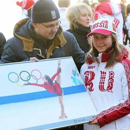 Portrék csillagok, festett rajongók, hello! Oroszország