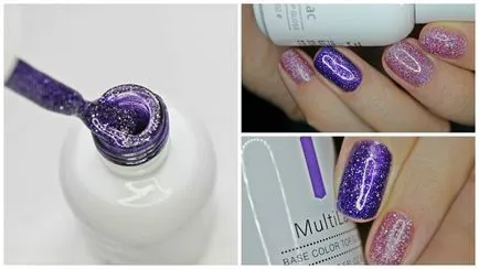 manichiura Purple cu multilac - marina gronskaya