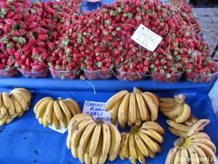 Пазарите в Кемер, храна и облекло, за пътуване блог Сергей Дяков