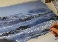 Rajz tenger stílus festékszóró
