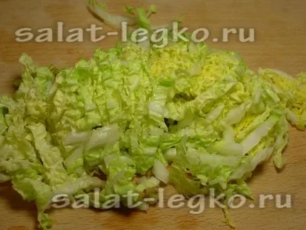 Salata cu varză chinezească și ciuperci