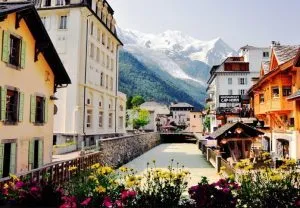 Chamonix - tájékozódási pontok, utak, szállodák, fotók