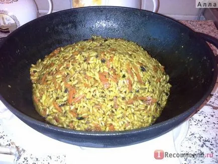 Skovoroda- wok biol 280h100 - „De ce, ce plăcere pentru a găti pilaf într-un cazan din fontă! fotografie delicios