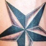 Tattoo tengeri csillag érték, és a fénykép miniatűr