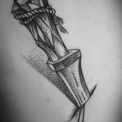 Татуировка нож - стойност татуировка дизайни и снимки