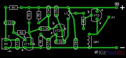 Schema 1 km radiozhuchoka