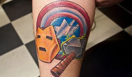 Tatuaje cu supereroi (50 poze)