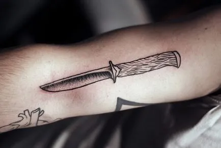 Татуировка нож - стойност татуировка дизайни и снимки
