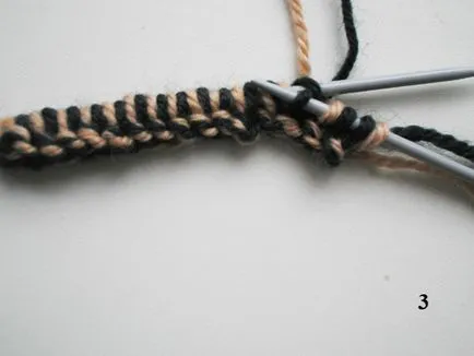 Техника на плетене двоен жакард - дом ръчно изработени