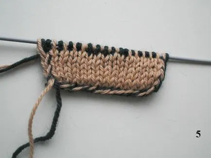 Техника на плетене двоен жакард - дом ръчно изработени