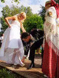 Традиционната сватбена церемония в Vitoslavlitsy