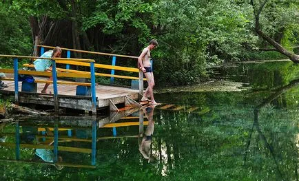 Locuri turistice în Tatarstan - lac albastru