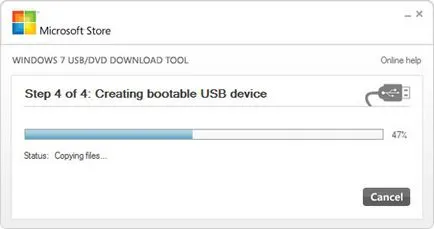 Instalarea Windows 7 pe un netbook de ajutor calculator Komservis