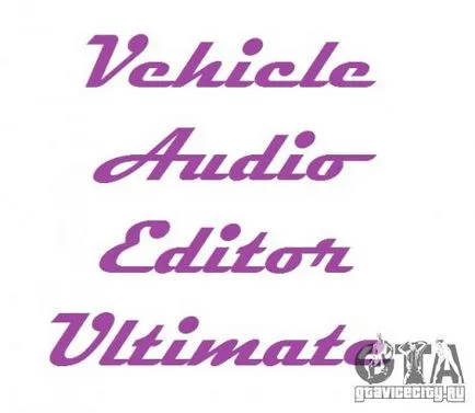 Editor audio al vehiculului final 1