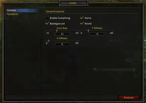 Jégcsap addon, wow addon