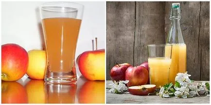 Az almalé a téli otthon egy facsaró és sokovarku egyszerű recept alma