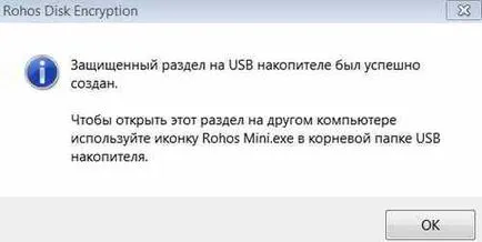 partiție protejate de pe unitatea flash USB