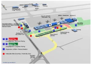 traseu Salzburg Airport, informații de călătorie