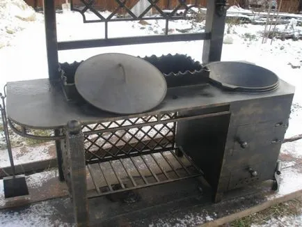 Pavilon barbecue kezük fotók, videók és elvek grill készülék tégla a pavilonban