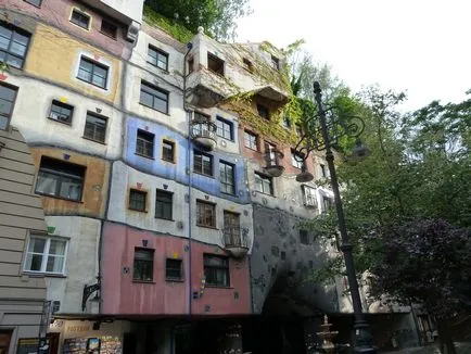 Belvedere, Klimt, Hundertwasser-ház Bécs