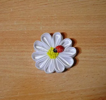 Гривна в kanzashi техника