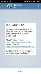 Chat bot táviratok hozzá egy bot, hogy egy csoport távirat