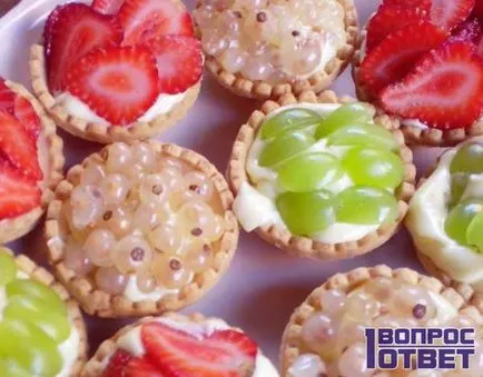 Rețetele tarte de umplere pentru umplere tabelul de vacanță pentru tartlets cu fotografii și video