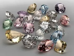 diamante colorate și diamante colorate