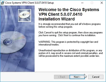 Cisco VPN windows 10 beállítási útmutató