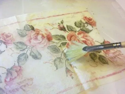 Decoupage a fürdőszobában fotó és videó oktatás, a dekoráció és a design a fürdőszobában