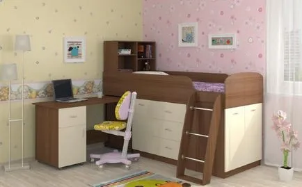 Детски таванско помещение легло Палечка-1