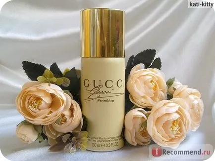 Dezodor spray illatosított Gucci premier - „egyáltalán nem az én íz, de úgy hangzik, gazdag”