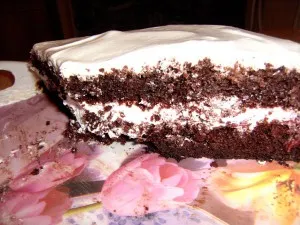 Kettő az egyben csokoládé torta és sütemény