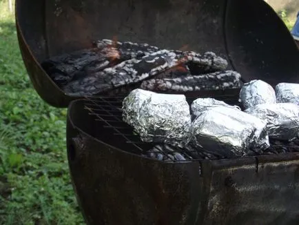 Töltött zöldségek a grill, felkészülés mentálisan