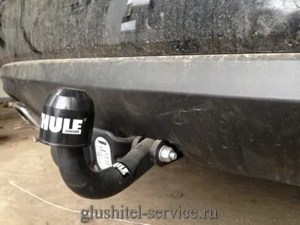 Turnbuckle pe hyundai Santa Fe (Hyundai Santa Fe), instalarea câlți 465 700 Thule pas în Yaroslavl