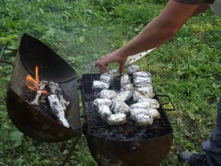 Töltött zöldségek a grill, felkészülés mentálisan