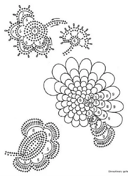 Ирландската дантела за начинаещи стъпка схема по стъпка инструкции, снимки